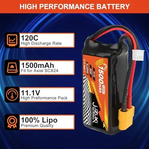 Unleash the Beast 3S 1500mAh Lipo Pack XH & XT60 Ready for FPV Racing RC Fun!